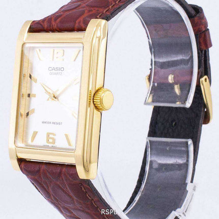 Orologio da uomo in pelle analogico al quarzo Casio Enticer MTP-1235GL-7ADF Orologio da uomo in pelle MTP-1235GL-7A