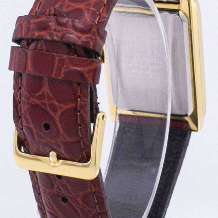 Orologio da uomo in pelle analogico al quarzo Casio Enticer MTP-1235GL-7ADF Orologio da uomo in pelle MTP-1235GL-7A