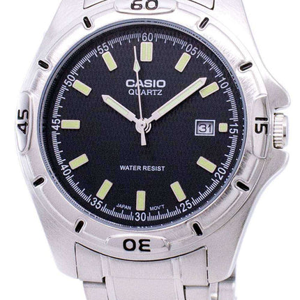 Orologio da uomo Casio Enticer al quarzo analogico quadrante nero MTP-1244D-8ADF MTP-1244D-8A