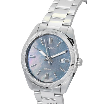 Orologio da uomo Casio Standard Analogico in acciaio inossidabile con madreperla al quarzo MTP-1302DS-1AV