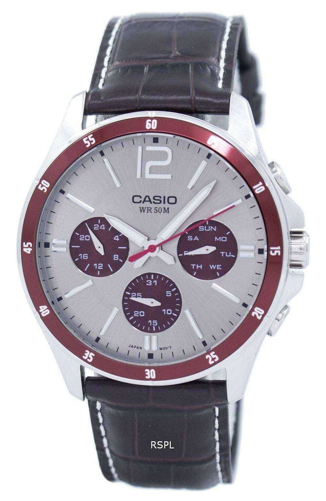 Orologio da uomo Casio Enticer analogico al quarzo MTP-1374L-7A1VDF MTP1374L-7A1VDF