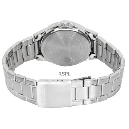 Orologio da uomo Casio Standard Analogico in acciaio inossidabile con quadrante blu al quarzo MTP-1381D-2AV