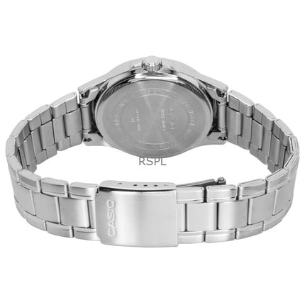 Orologio da uomo Casio Standard Analogico in acciaio inossidabile con quadrante grigio al quarzo MTP-1381D-8AV