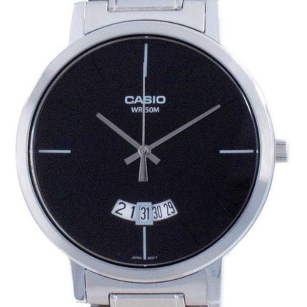 Orologio da uomo Casio Classic analogico al quarzo in acciaio inossidabile MTP-B100D-1E MTPB100D-1E