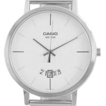 Orologio da uomo Casio Classic analogico in maglia di acciaio inossidabile al quarzo MTP-B100M-7E MTPB100M-7EE