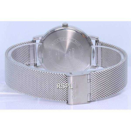 Orologio da uomo Casio analogico in acciaio inossidabile con quadrante argento al quarzo MTP-B120M-7A MTPB120M-7