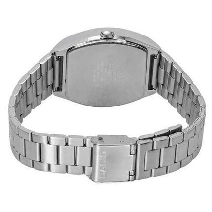 Orologio da uomo Casio analogico standard in acciaio inossidabile con quadrante nero al quarzo MTP-B140D-1A
