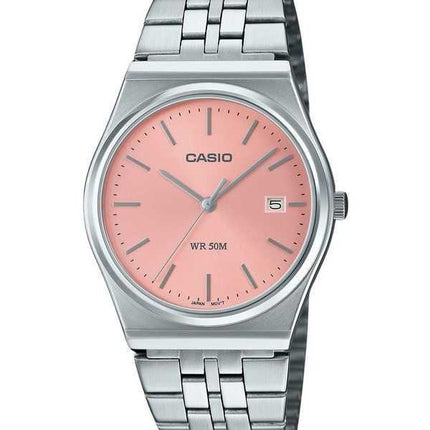 Orologio Casio Standard Analogico in Acciaio Inox Quadrante Rosa Quarzo MTP-B145D-4AV Unisex