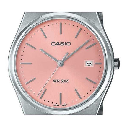 Orologio Casio Standard Analogico in Acciaio Inox Quadrante Rosa Quarzo MTP-B145D-4AV Unisex