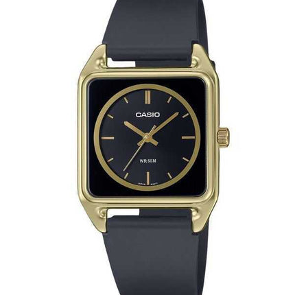 Orologio da uomo Casio Standard Analogico Cinturino in resina Quadrante nero Quarzo MTP-B170-1EV