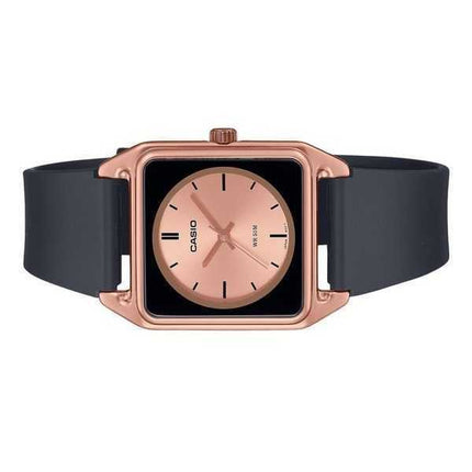 Orologio da uomo Casio Standard Analogico Cinturino in resina Quadrante oro rosa Quarzo MTP-B170-5EV