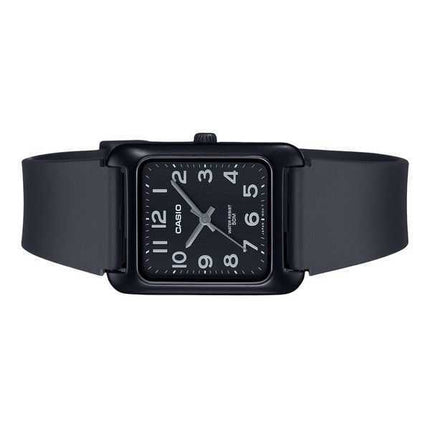 Orologio da uomo Casio Standard Analogico Cinturino in resina Quadrante nero Quarzo MTP-B175-1BV