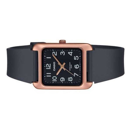 Orologio da uomo Casio Standard Analogico Cinturino in resina Quadrante nero Quarzo MTP-B175-5BV