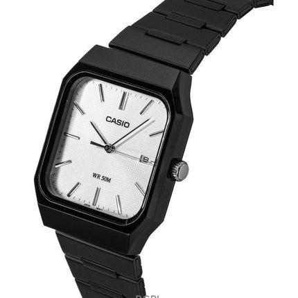 Orologio da uomo Casio Standard Analogico in acciaio inossidabile con quadrante argentato al quarzo MTP-B185B-7AV