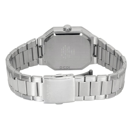 Orologio da uomo Casio analogico in acciaio inossidabile con quadrante argentato al quarzo MTP-B195D-7AV