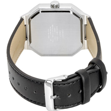 Orologio da uomo Casio analogico al quarzo con cinturino in pelle e quadrante verde MTP-B195L-3AV