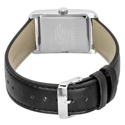 Orologio da uomo Casio analogico con cinturino in pelle e quadrante verde, movimento al quarzo, modello MTP-B215L-3AV