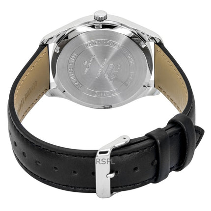 Orologio da uomo Casio analogico con cinturino in pelle e quadrante rosso, al quarzo, modello MTP-B315L-4AV
