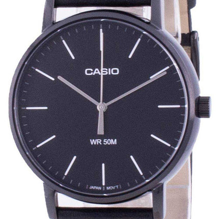 Orologio da uomo Casio quadrante nero al quarzo MTP-E171BL-1E MTPE171BL-1