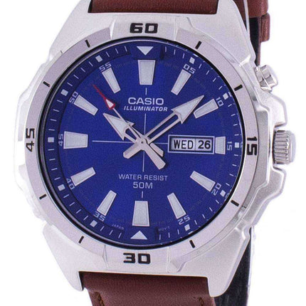 Orologio da uomo Casio Illuminator analogico al quarzo MTP-E203L-2AV MTPE203L-2AV
