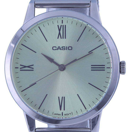 Orologio da uomo Casio analogico in acciaio inossidabile con quadrante argento al quarzo MTP-E600M-9B MTPE600M-9