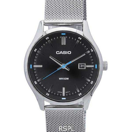 Orologio da uomo Casio standard analogico quadrante nero al quarzo MTP-E710M-1A MTPE710M-1