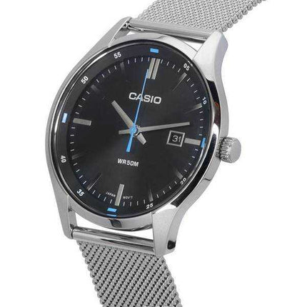 Orologio da uomo Casio standard analogico quadrante nero al quarzo MTP-E710M-1A MTPE710M-1