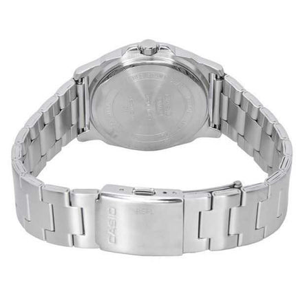 Orologio da uomo Casio analogico standard in acciaio inossidabile con quadrante nero al quarzo MTP-E720D-1A
