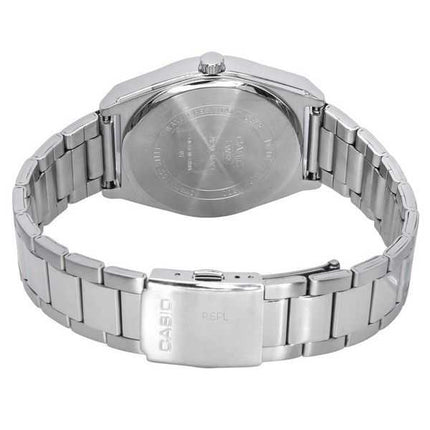 Orologio da uomo Casio analogico standard in acciaio inossidabile con fasi lunari quadrante rosso al quarzo MTP-M300D-4A