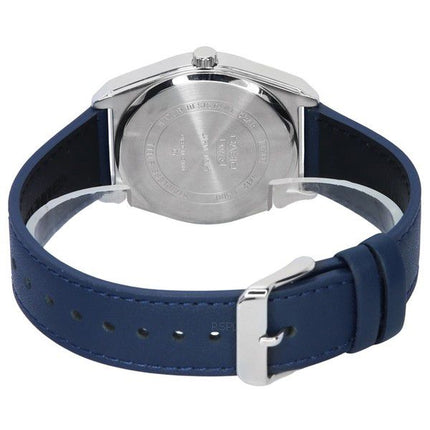 Orologio da uomo Casio Standard Analogico con fasi lunari, quadrante bianco, cinturino in pelle, al quarzo MTP-M300L-7A MTPM300L-7, ricondizionato