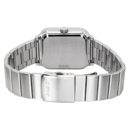 Orologio da uomo Casio Standard Analogico in acciaio inossidabile con quadrante nero al quarzo MTP-M306D-1AV
