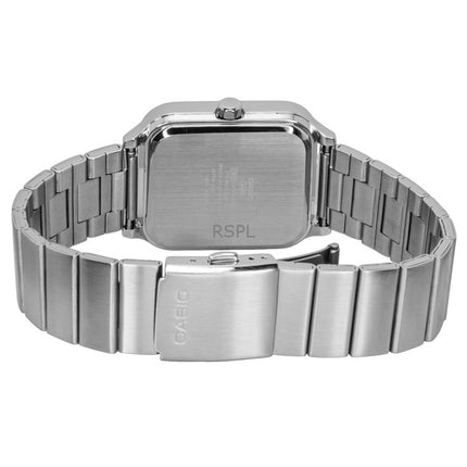 Orologio da uomo Casio Standard Analogico in acciaio inossidabile con quadrante verde e bianco al quarzo MTP-M307D-3BV