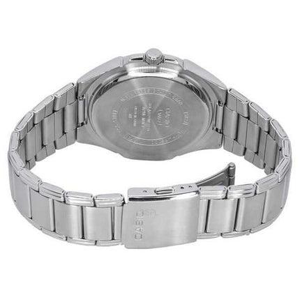 Orologio da uomo Casio standard analogico in acciaio inossidabile con quadrante blu solare MTP-RS100D-2A