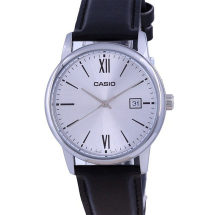 Orologio da uomo Casio con quadrante argento in acciaio inossidabile analogico al quarzo MTP-V002L-7B3 MTPV002L-7