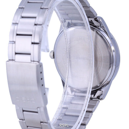 Orologio da uomo Casio quadrante blu in acciaio inossidabile analogico al quarzo MTP-V005D-2B5 MTPV005D-2
