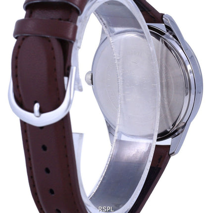 Orologio da uomo Casio quadrante argento in acciaio inossidabile analogico al quarzo MTP-V005L-7B5 MTPV005L-7