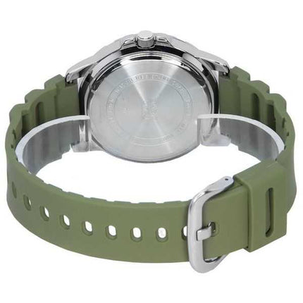 Orologio da uomo Casio standard analogico cinturino in resina quadrante nero al quarzo MTP-VD01-3E MTPVD01-3E