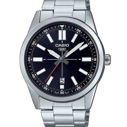Orologio da uomo Casio Classic analogico quadrante nero MTP-VD02D-1E MTPVD02D-1
