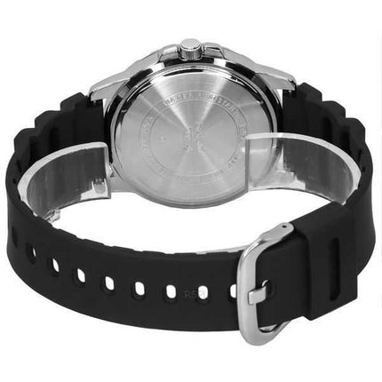 Orologio da uomo Casio standard analogico cinturino in resina quadrante bianco quarzo MTP-VD300-7B MTPVD300-7B
