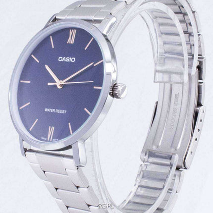 Casio Quartz MTP-VT01D-2B MTPVT01D-2B Orologio da uomo analogico