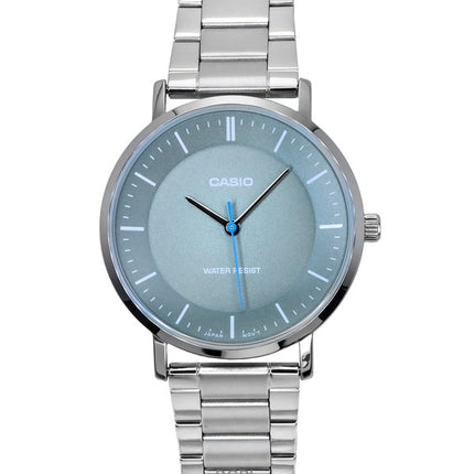 Orologio da uomo Casio Standard Analogico in acciaio inossidabile con quadrante grigio al quarzo MTP-VT04D-8E