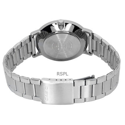 Orologio da uomo Casio Standard Analogico in acciaio inossidabile con quadrante grigio al quarzo MTP-VT04D-8E