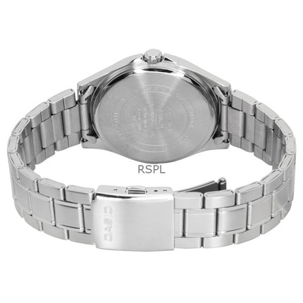 Orologio da uomo Casio Standard Analogico in acciaio inossidabile con quadrante blu chiaro al quarzo MTS-115D-2A2V