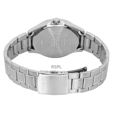 Orologio Casio Standard Analogico Acciaio Inossidabile Quadrante Nero Solare MTS-RS100D-1AV Uomo