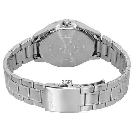 Orologio da uomo Casio Standard Analogico Acciaio Inossidabile Quadrante Verde Solare MTS-RS100D-3AV