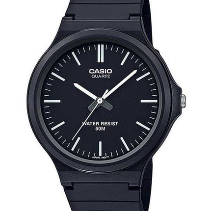 Orologio da uomo Casio Youth Analog Resin Strap Black Dial Quartz MW-240-1EV