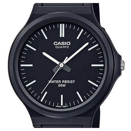 Orologio da uomo Casio Youth Analog Resin Strap Black Dial Quartz MW-240-1EV