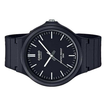 Orologio da uomo Casio Youth Analog Resin Strap Black Dial Quartz MW-240-1EV