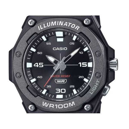 Orologio Casio Standard Analogico Cinturino in Resina Quadrante Nero Quarzo MW-620H-1AV 100M Uomo
