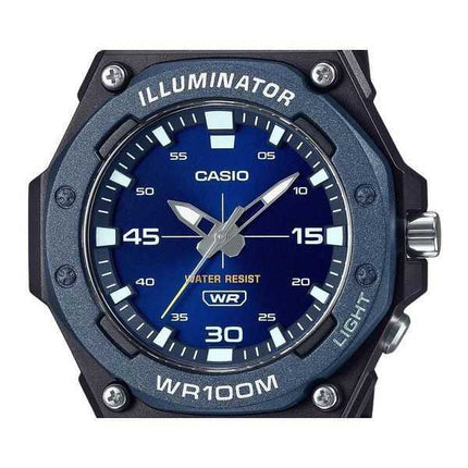 Orologio Casio Standard Analogico Cinturino in Resina Quadrante Blu Quarzo MW-620H-2AV 100M Uomo
